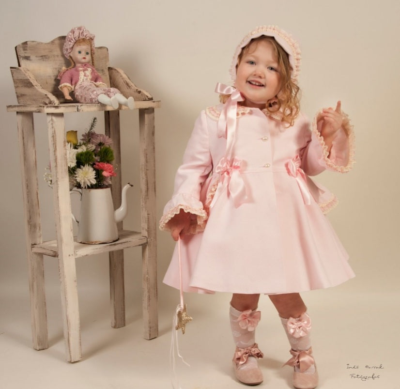 Sonata Baby Pink Summer Coat (Made to order)