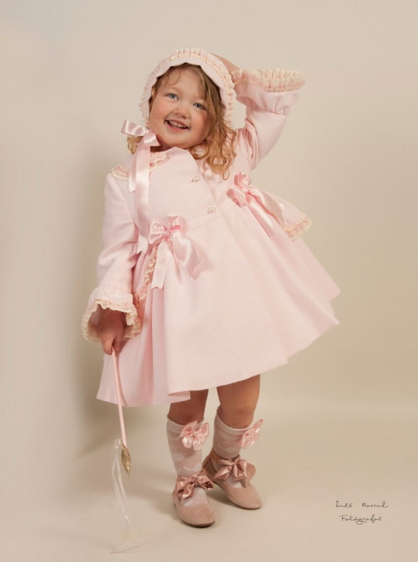 Sonata Baby Pink Summer Coat (Made to order)