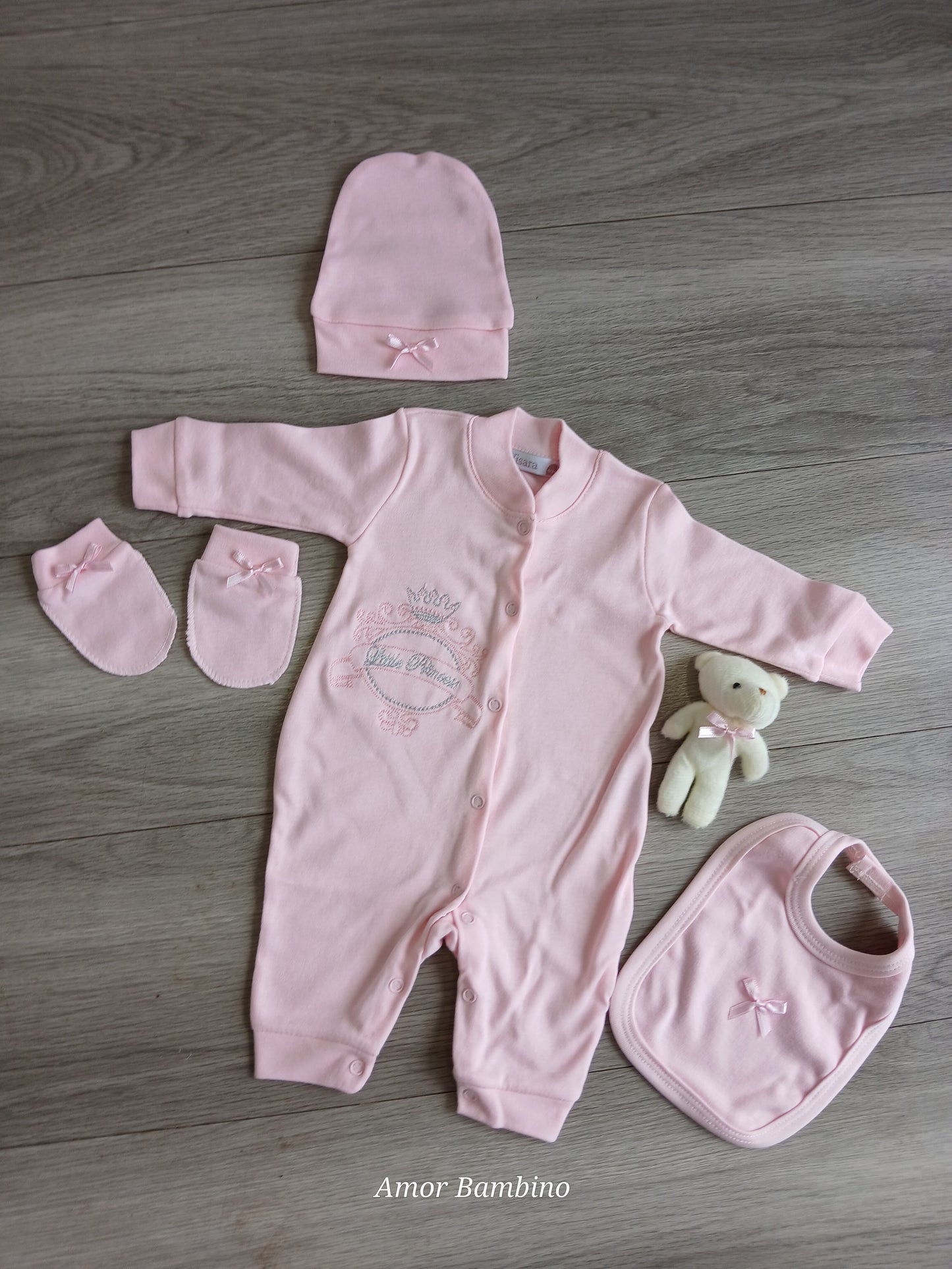 Baby pink 'little princess' 5 Piece Set