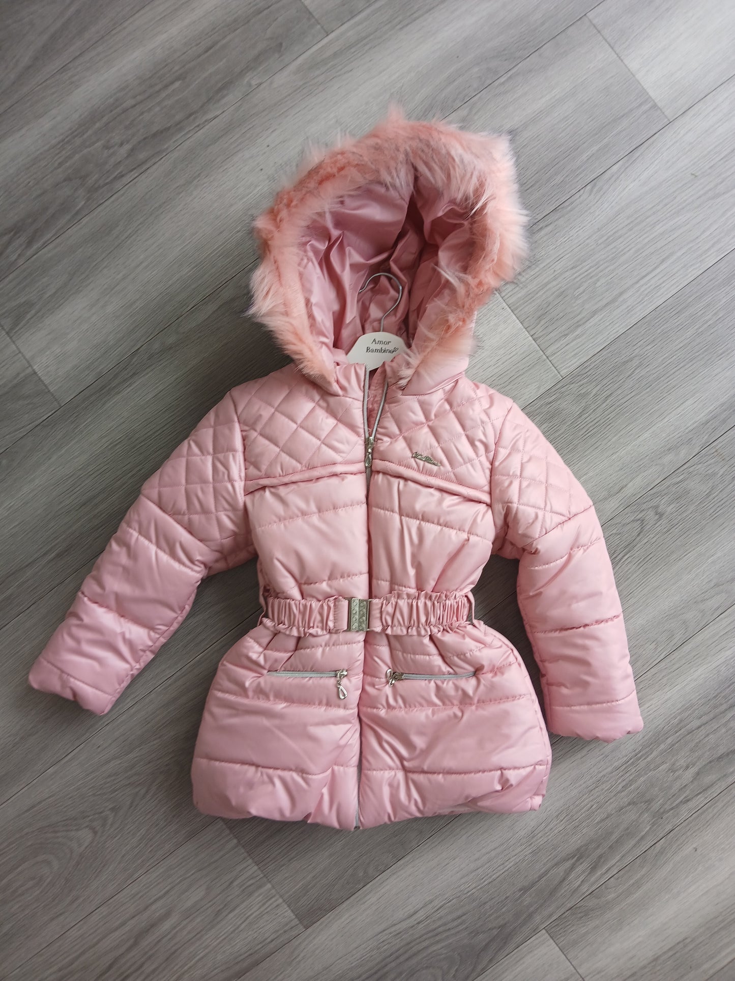 Girls Cross Stitch Pink Jacket