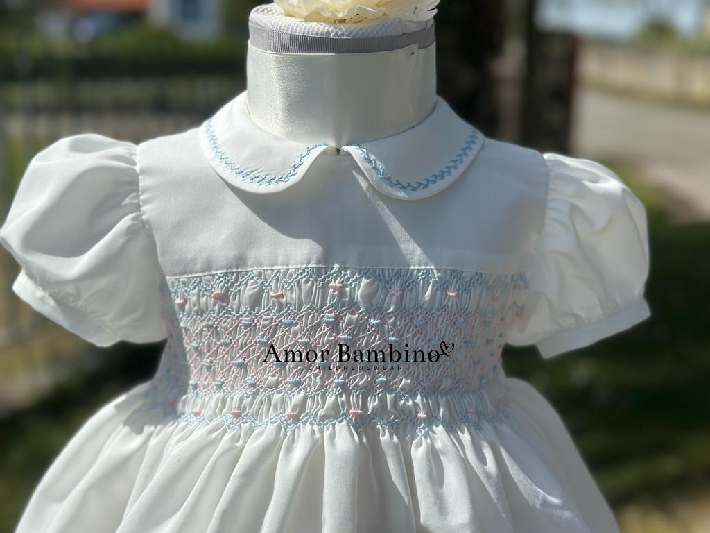 Martina Pastel Smocked Dress (Made to order)