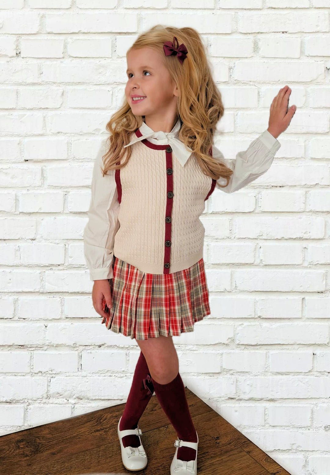 Girls 3 Piece Skirt Set