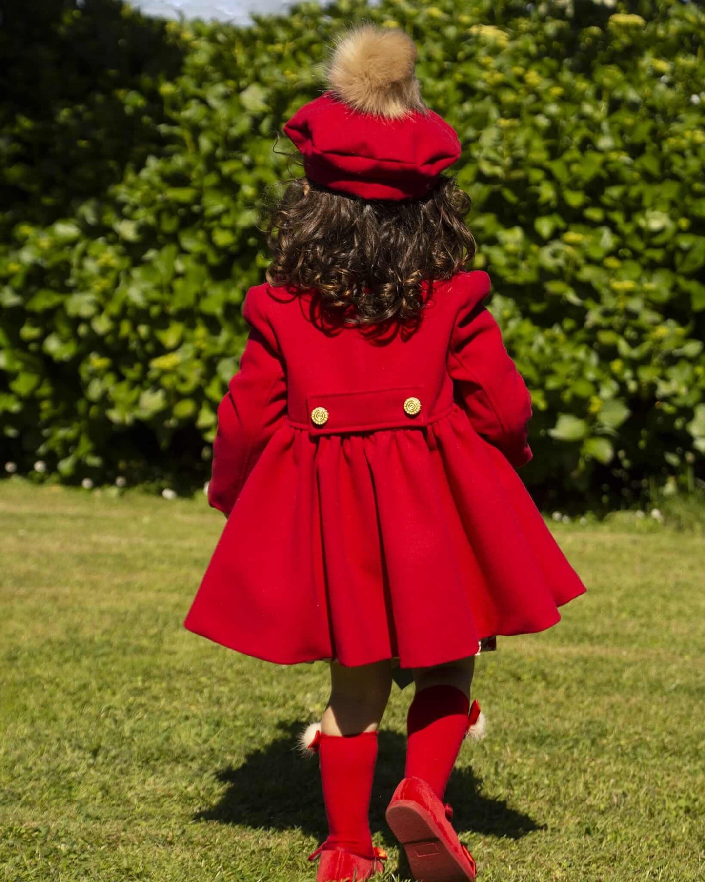 Girls Traditional Red Coat AW24 (Made to order)