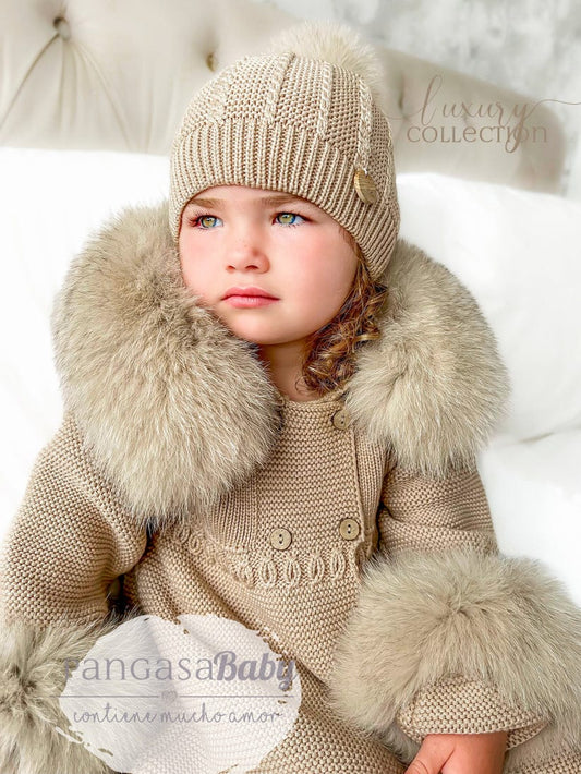 Pangasa Baby Arena Sand Fur Jacket - Preorder