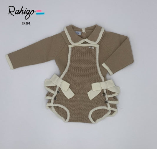 Rahigo Baby Girls Knitted Romper & Jumper Set AW24