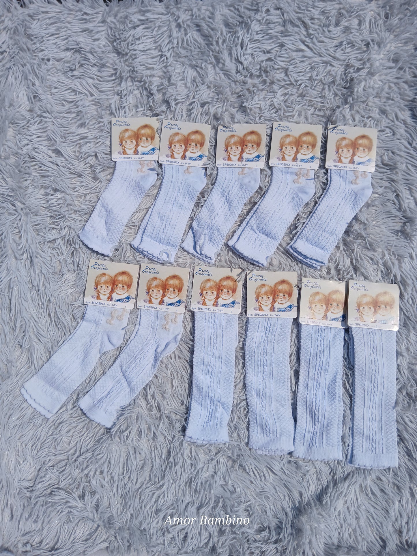 Pretty Originals Blue Socks (1 Pair)