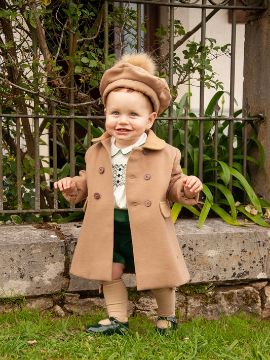 Sonata Classic Style Boys Camel Coat - AW24