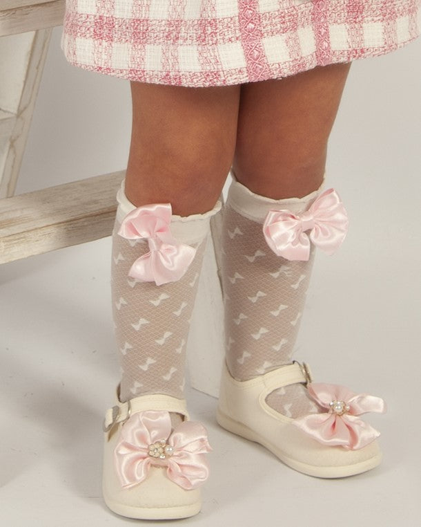 Sonata Girls Pink Gingham A-line Dress - (Made to order)