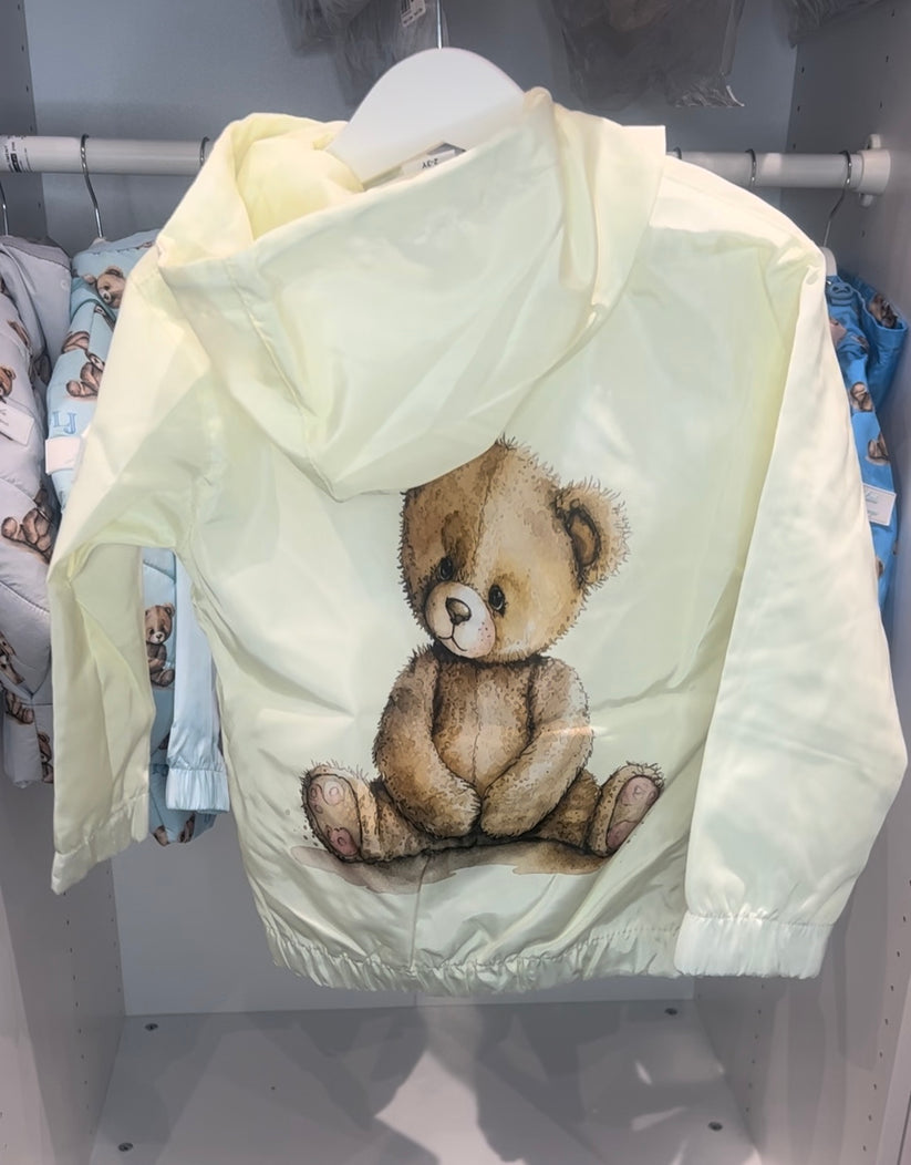 Cream Teddy Bear Raincoat