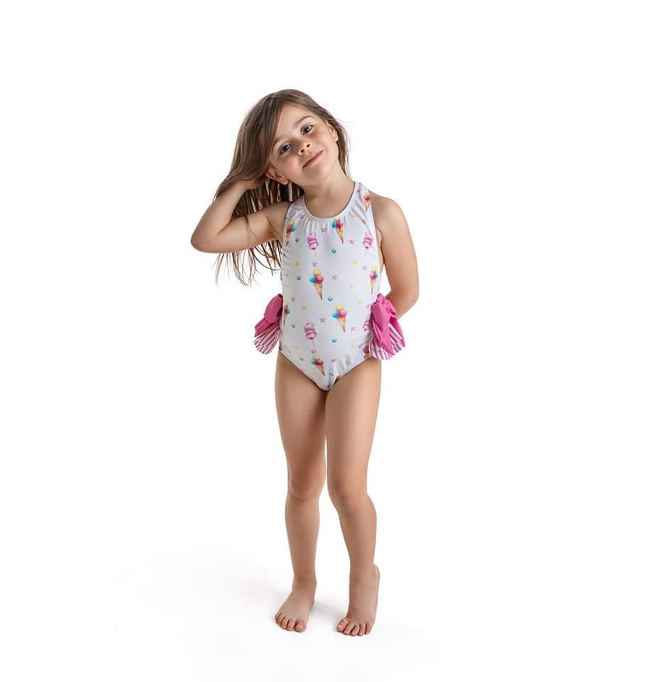 Meia Pata Ice Cream Girls Swimsuit