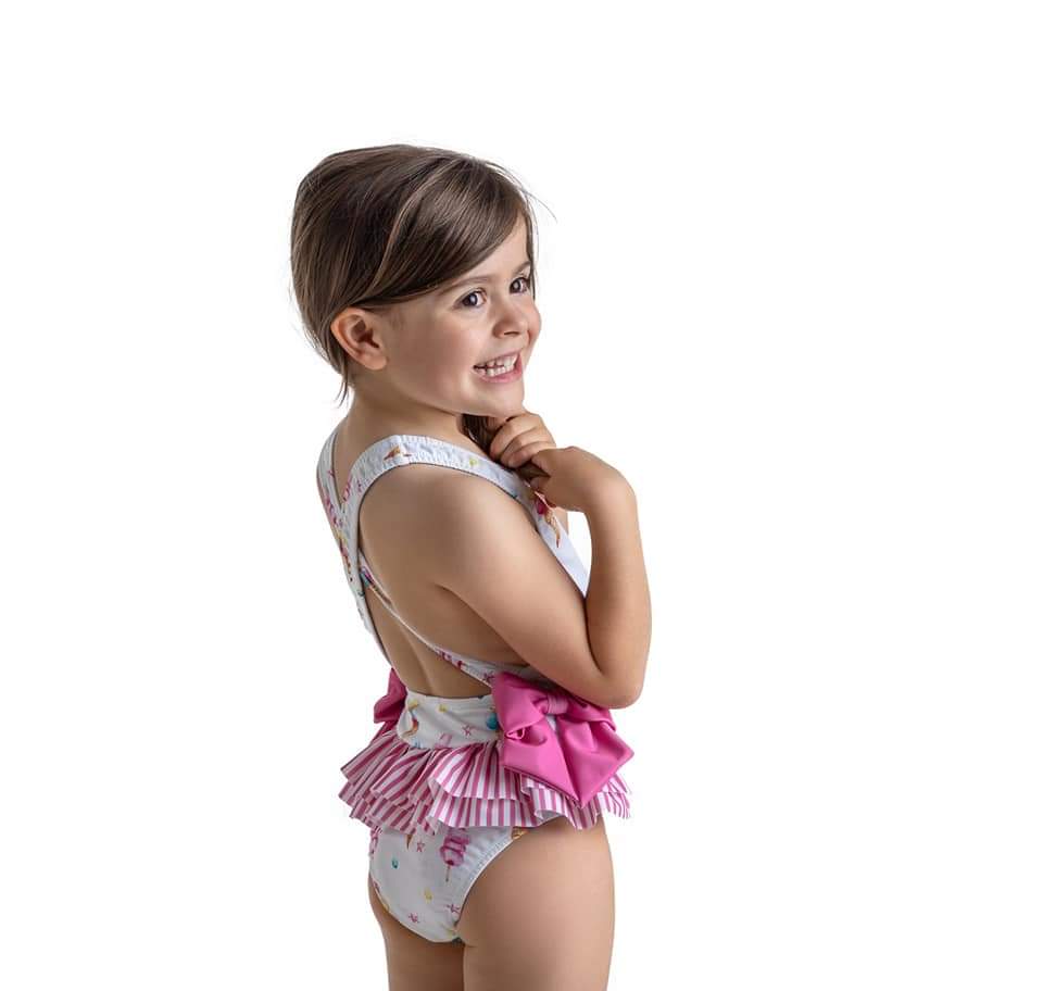 Meia Pata Ice Cream Girls Swimsuit