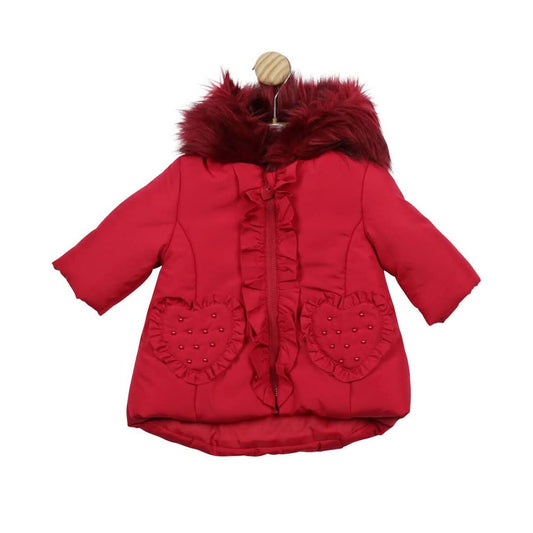 Mintini Baby Red Pearl Coat