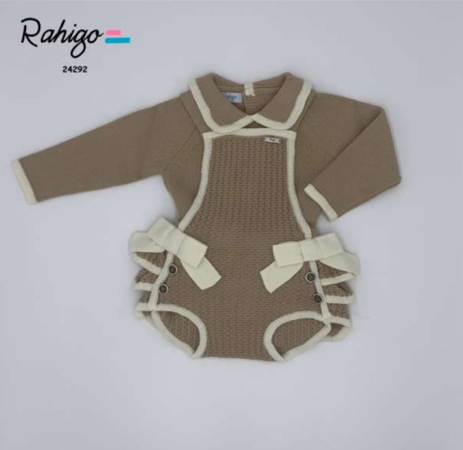 Rahigo Baby Girls Knitted Romper & Jumper Set AW24