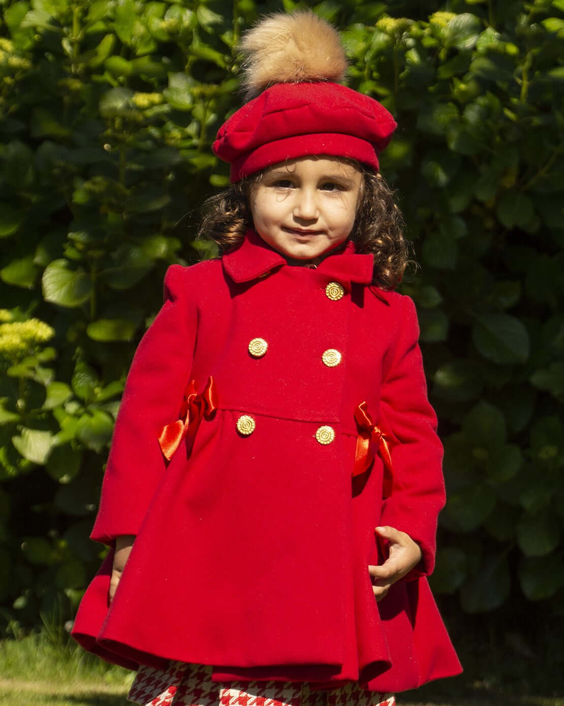 Girls Traditional Red Coat AW24 (Made to order)