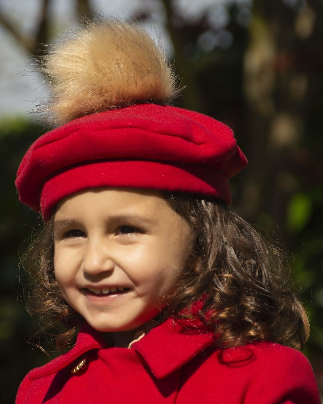 Girls Traditional Red Coat AW24 (Made to order)