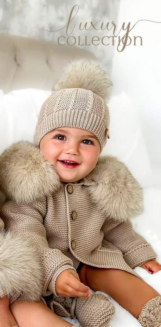 Pangasa Baby Luxury Sand Fur Jacket - Preorder