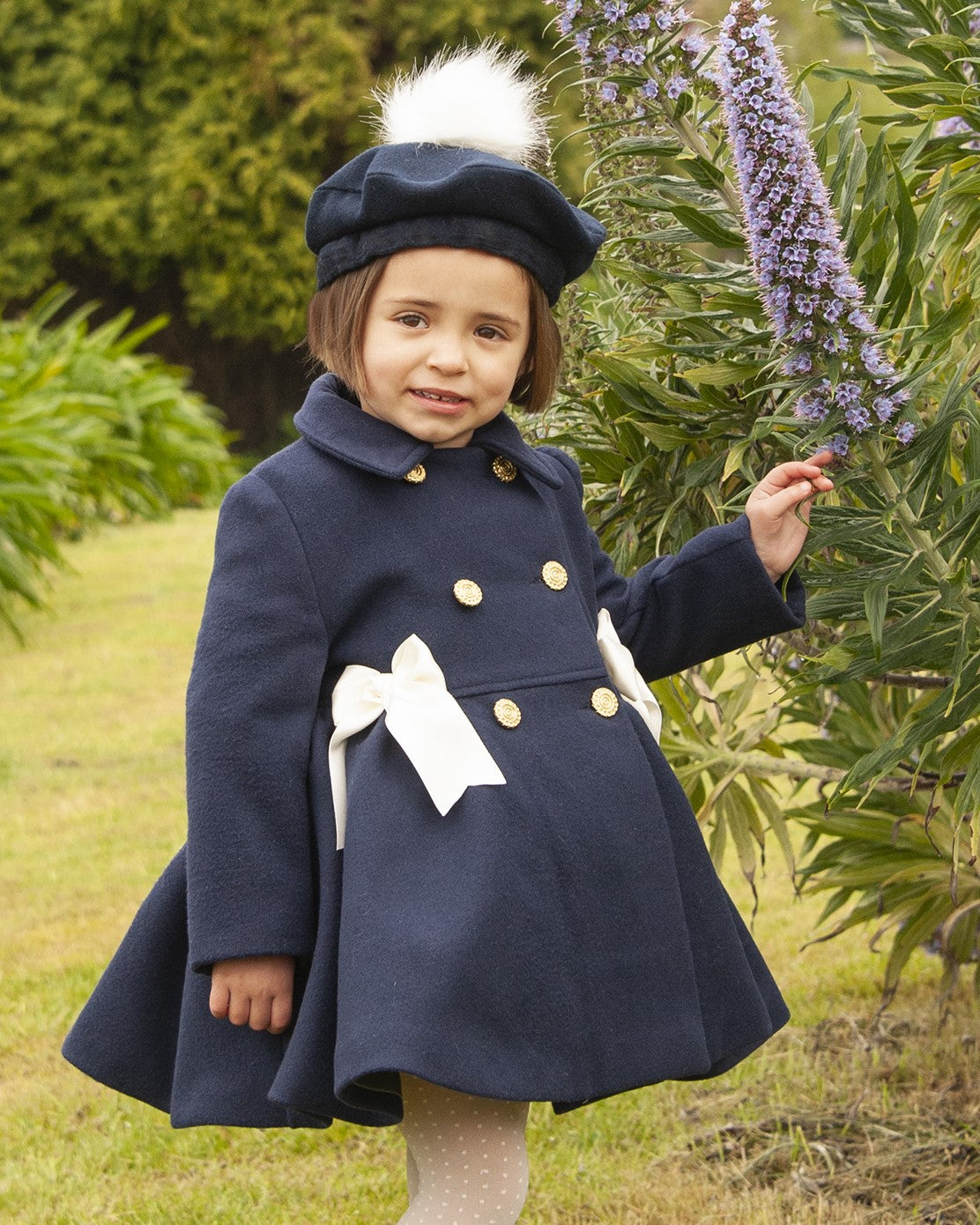 Sonata Navy Handmade Spanish Coat (Made to order)