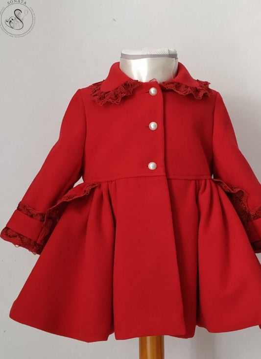 Sonata Rouge Coat (Made to order)