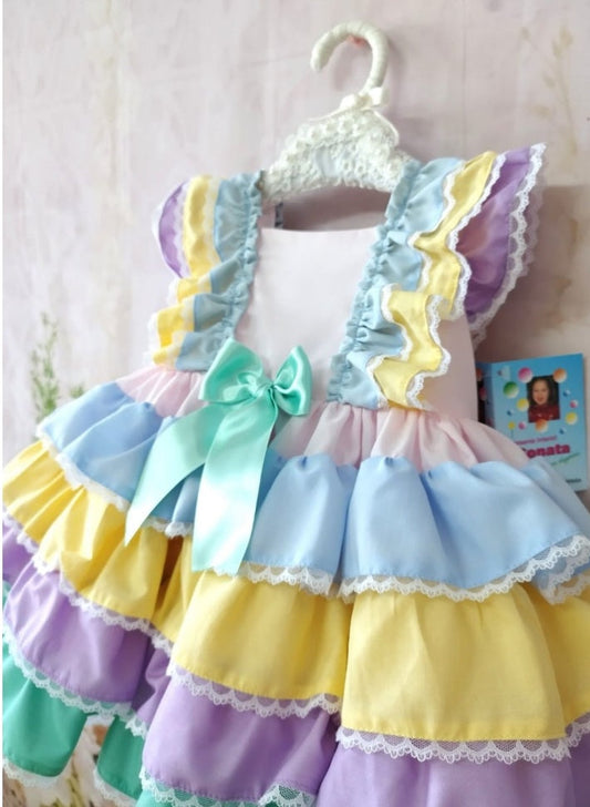 Sonata Rainbow Dress (Made to order)