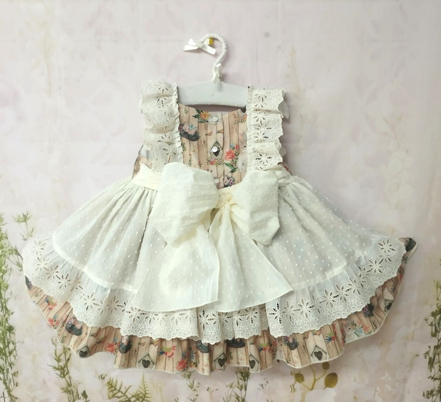 Sonata Rabbit Print Puffball Dress (Made to order)