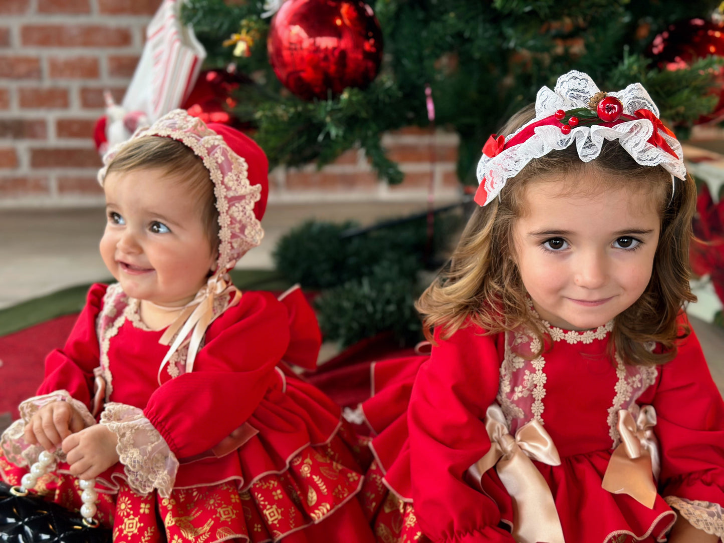 Traditional Red Christmas Dress (Made to order)