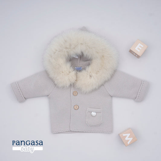 Pangasa Baby Luxury Fur Jacket Camel - Preorder