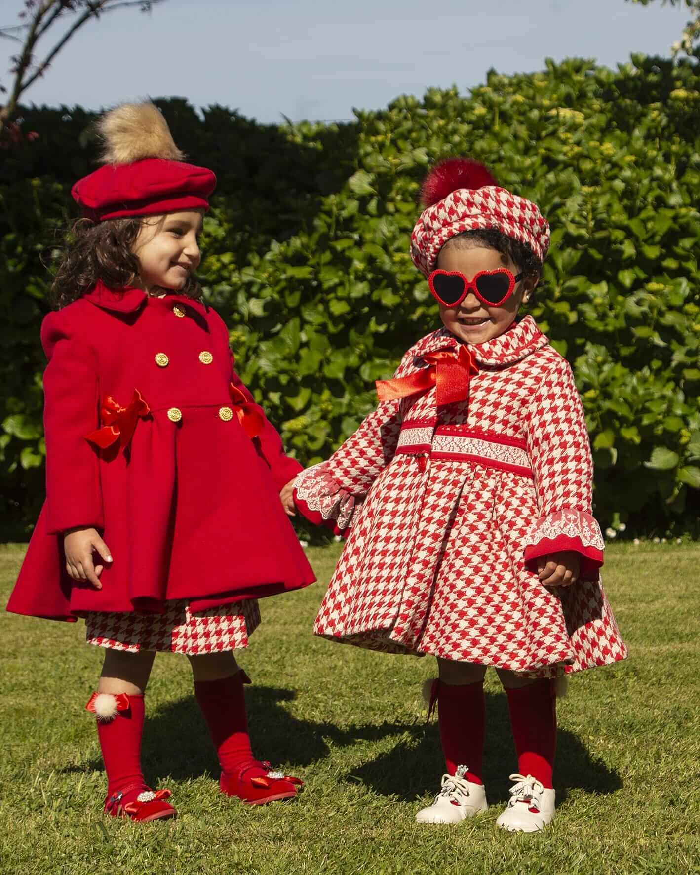 Girls Traditional Red Coat AW24 (Made to order)