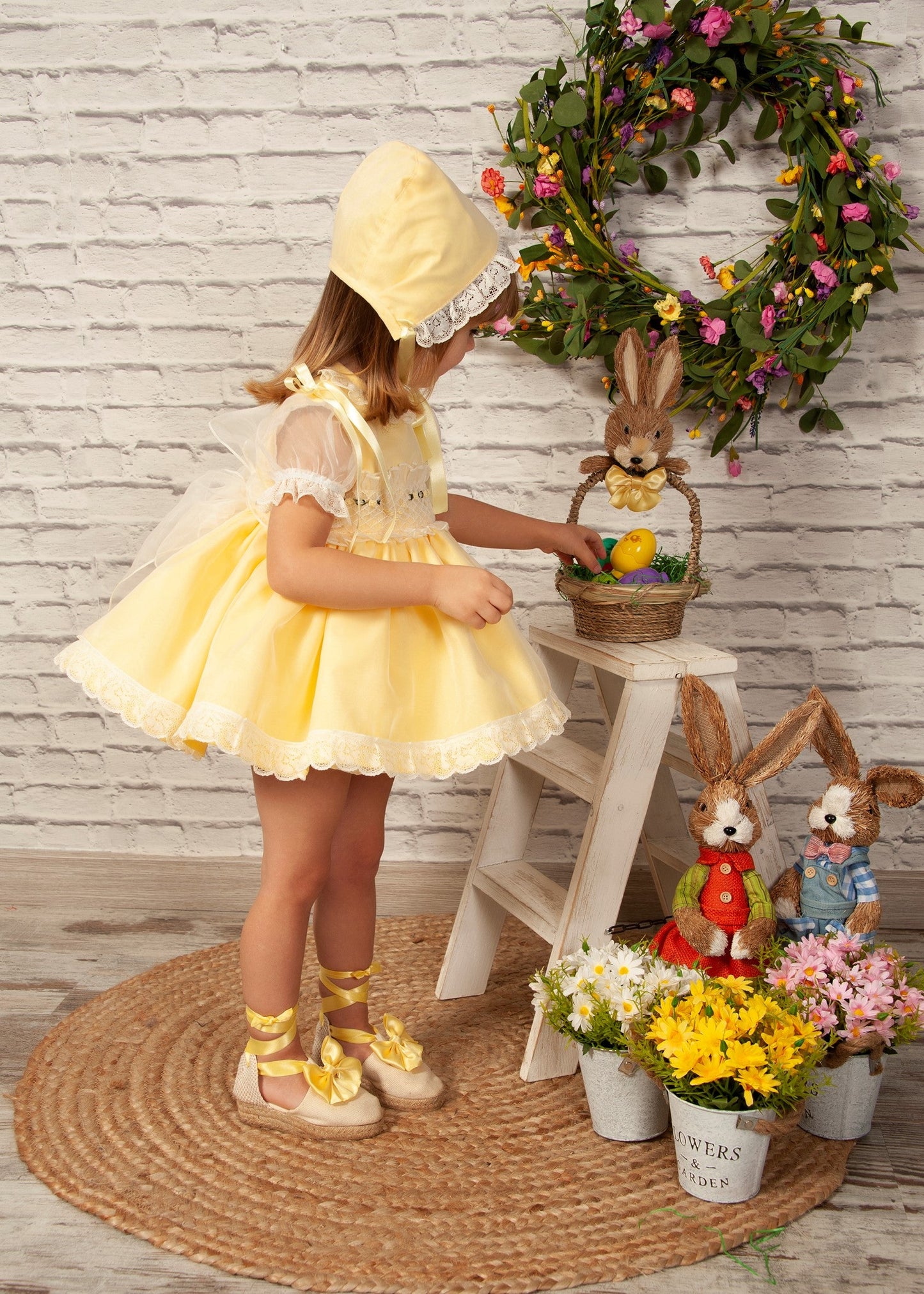 Sonata Yellow Smock Dress (Made to order)