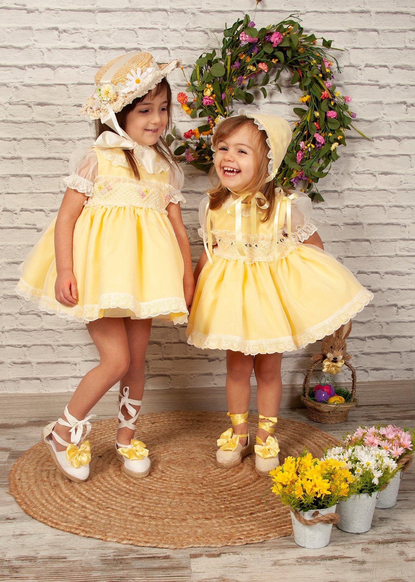 Sonata Yellow Smock Dress (Made to order)