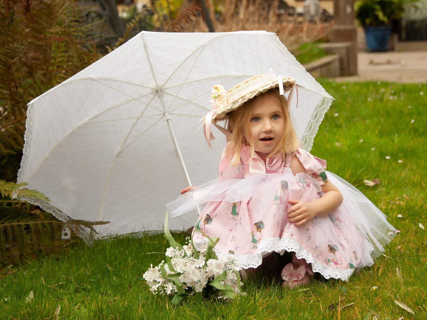 Sonata Pink Tulle Dress (Made to order)