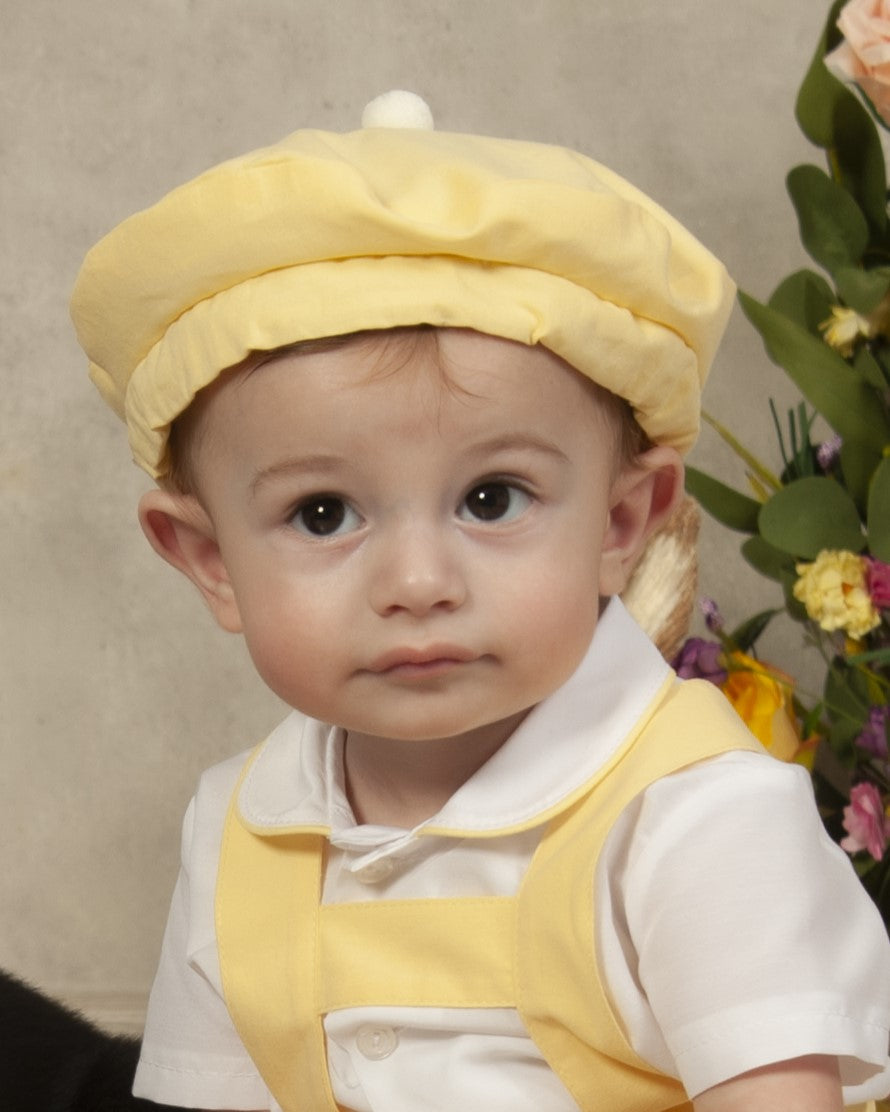 Sonata Yellow Boys Beret (Made to order)