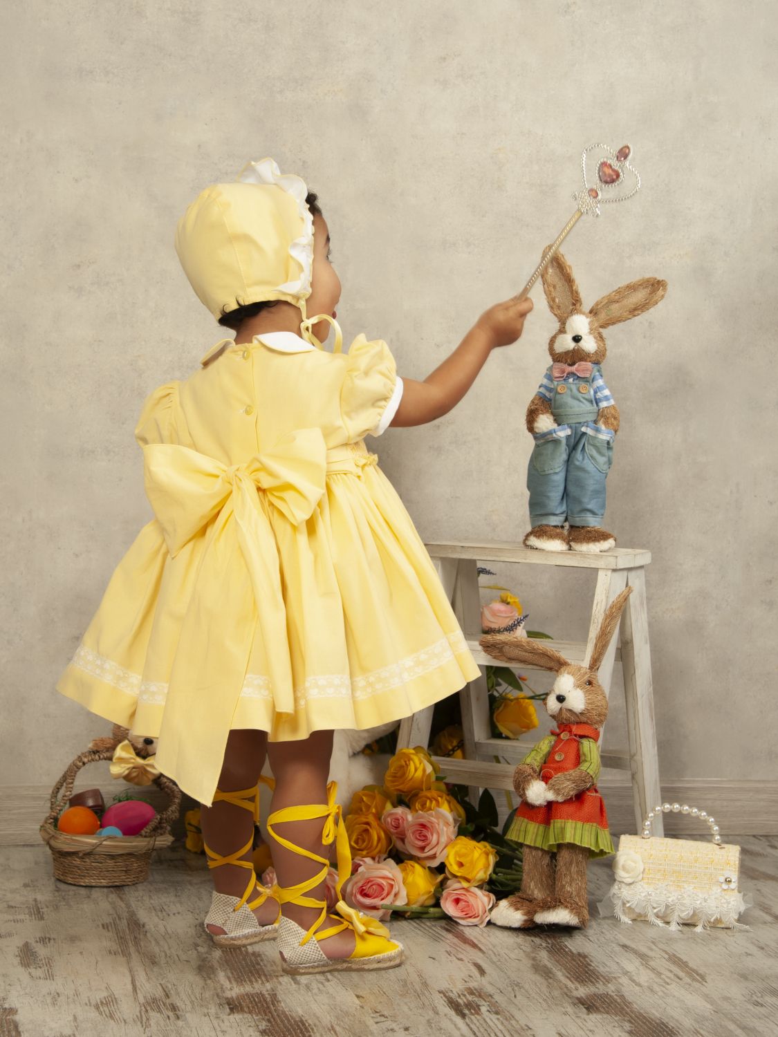 Sonata Yellow Sunshine Smocked Dress (Made to order)