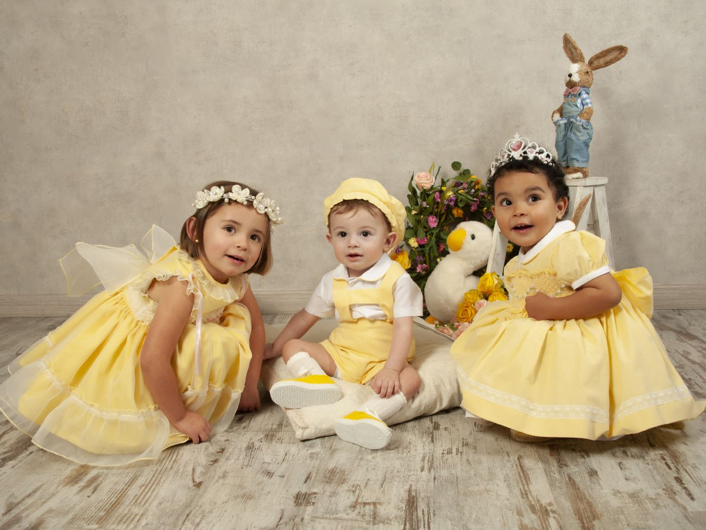 Sonata Yellow Sunshine Smocked Dress (Made to order)