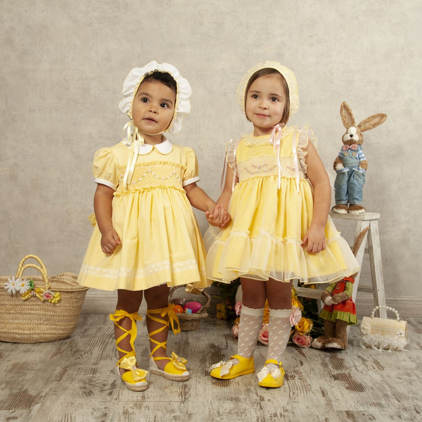 Sonata Yellow Sunshine Smocked Dress (Made to order)