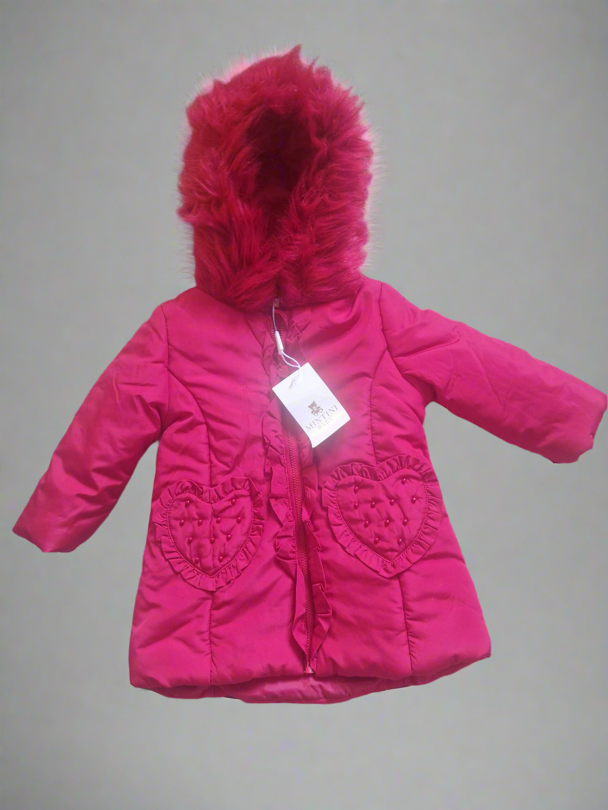 Mintini Baby Red Pearl Coat