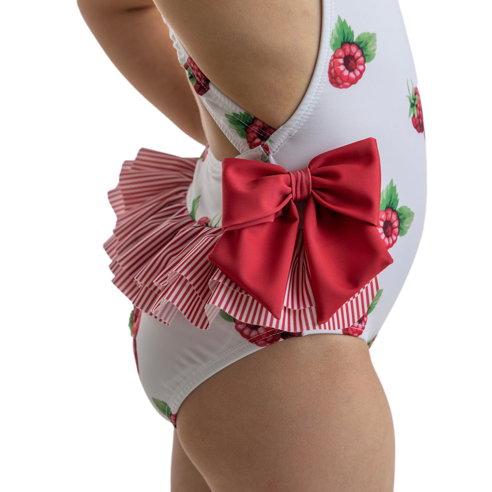 Meia Pata Raspberry Girls Swimsuit