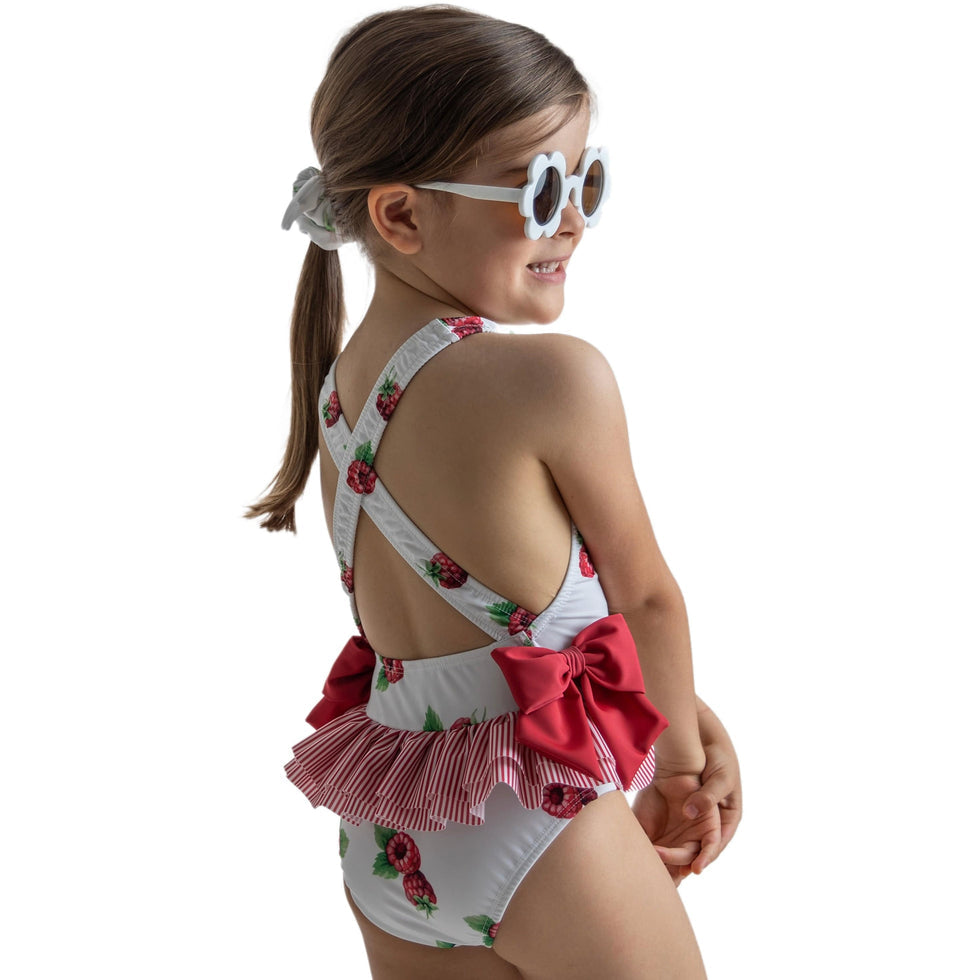 Meia Pata Raspberry Girls Swimsuit