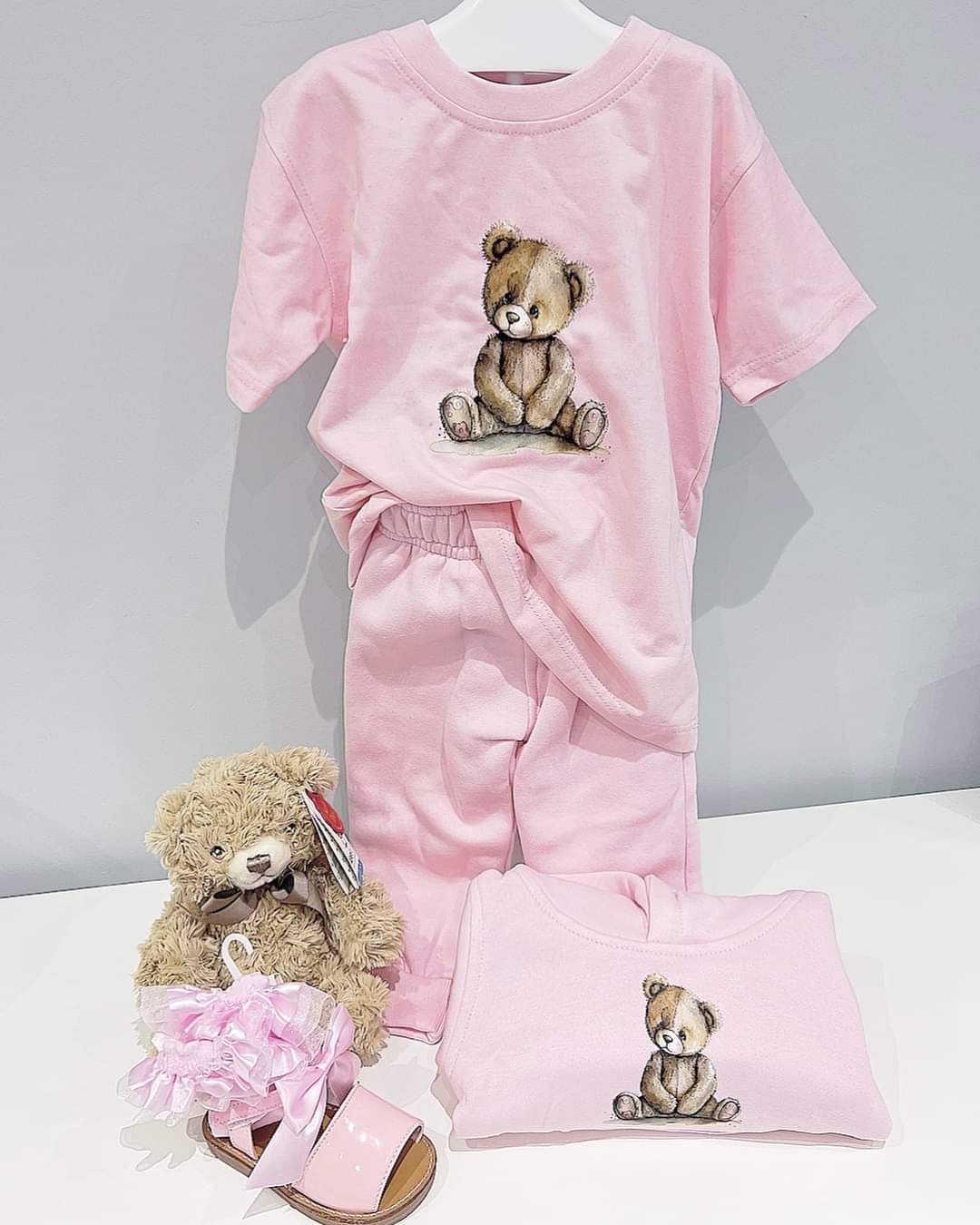 Girls Baby Teddy Bear T-Shirt