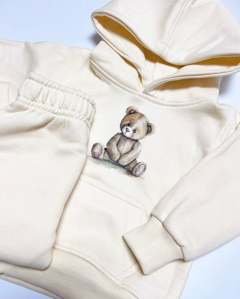 Cream Teddy Bear Tracksuit