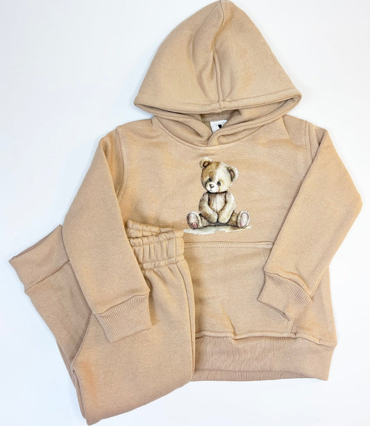 Beige Teddy Bear Tracksuit