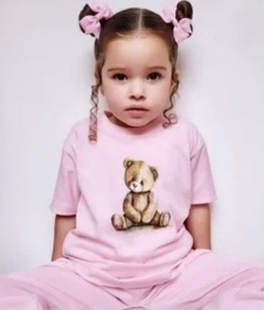 Girls Baby Teddy Bear T-Shirt